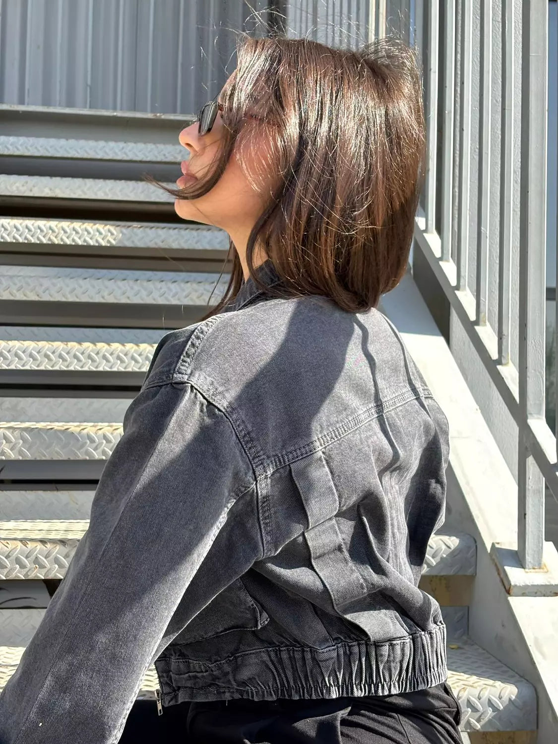 Black Denim Jacket