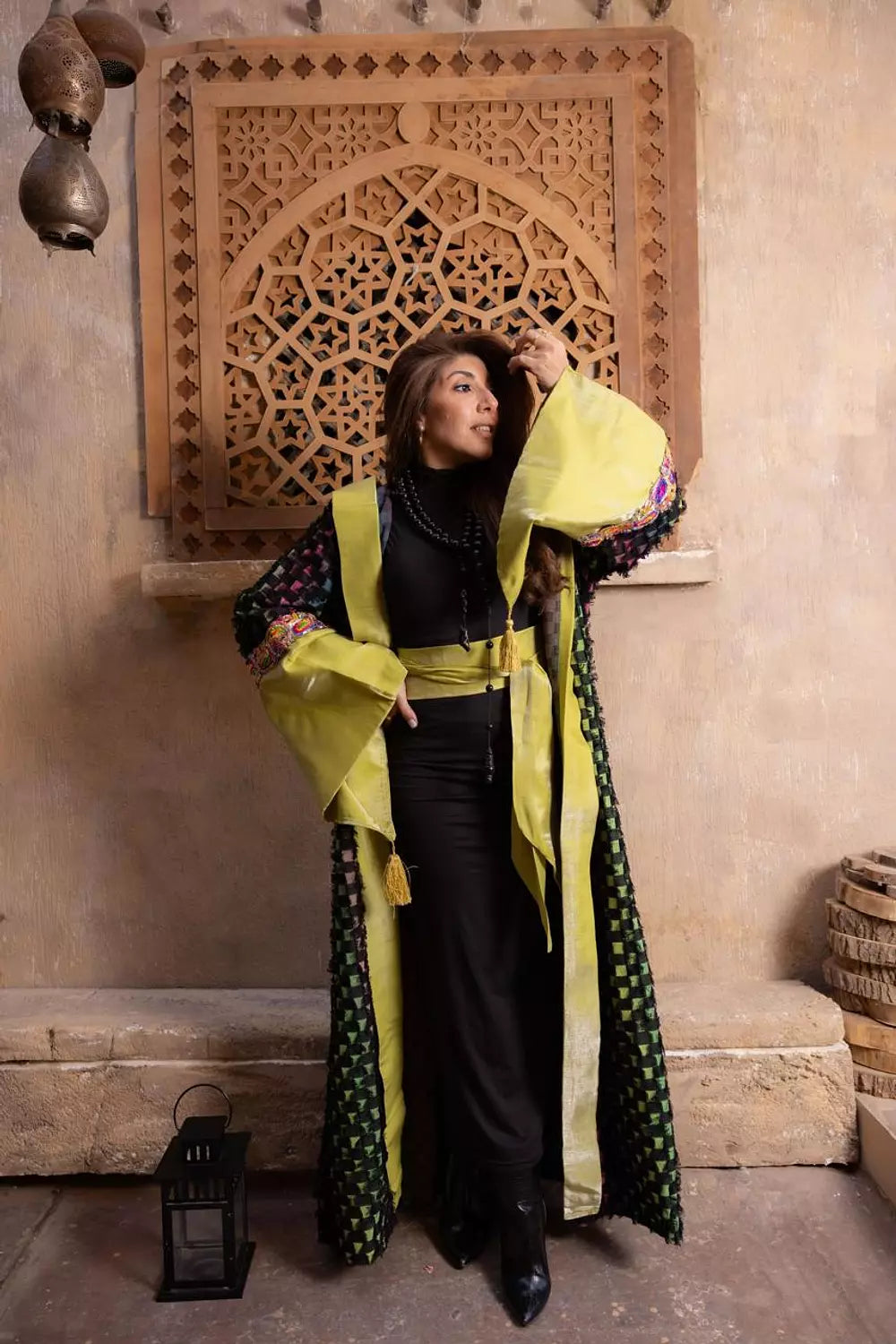 Midnight Gold Kaftan