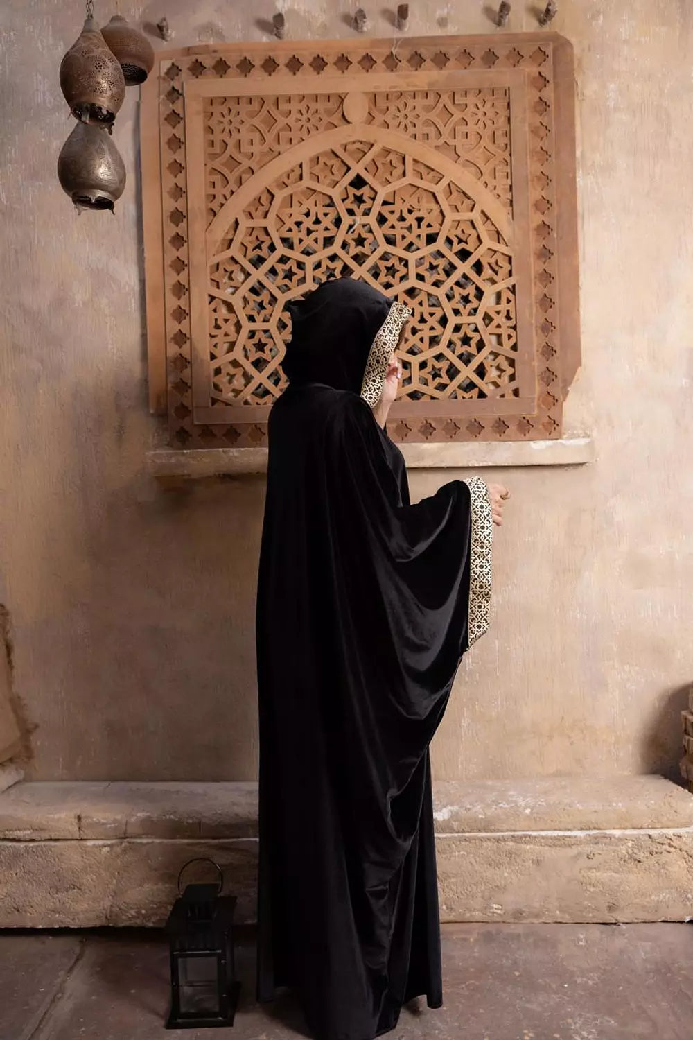 Sultana Kaftan in Black