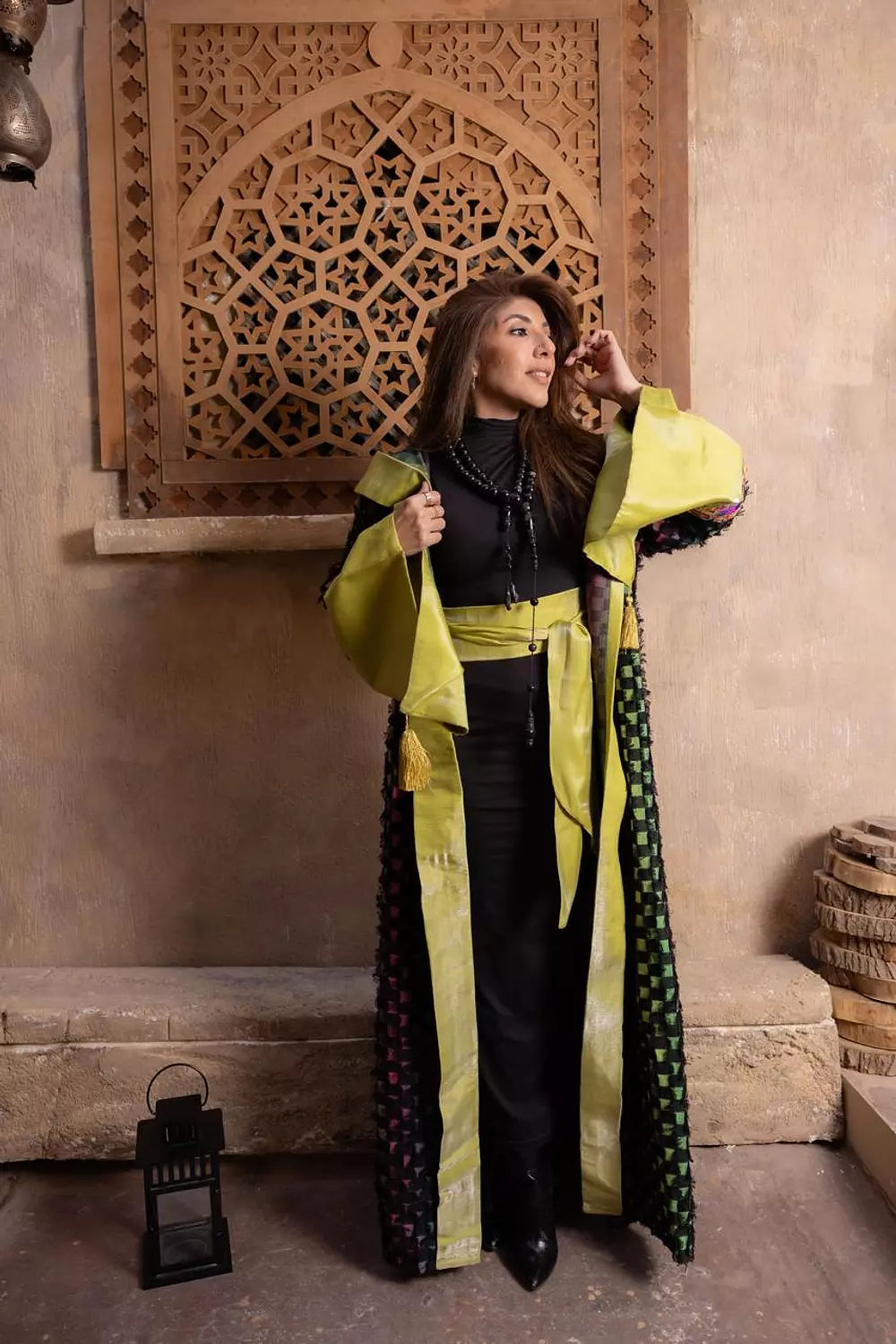 Midnight Gold Kaftan