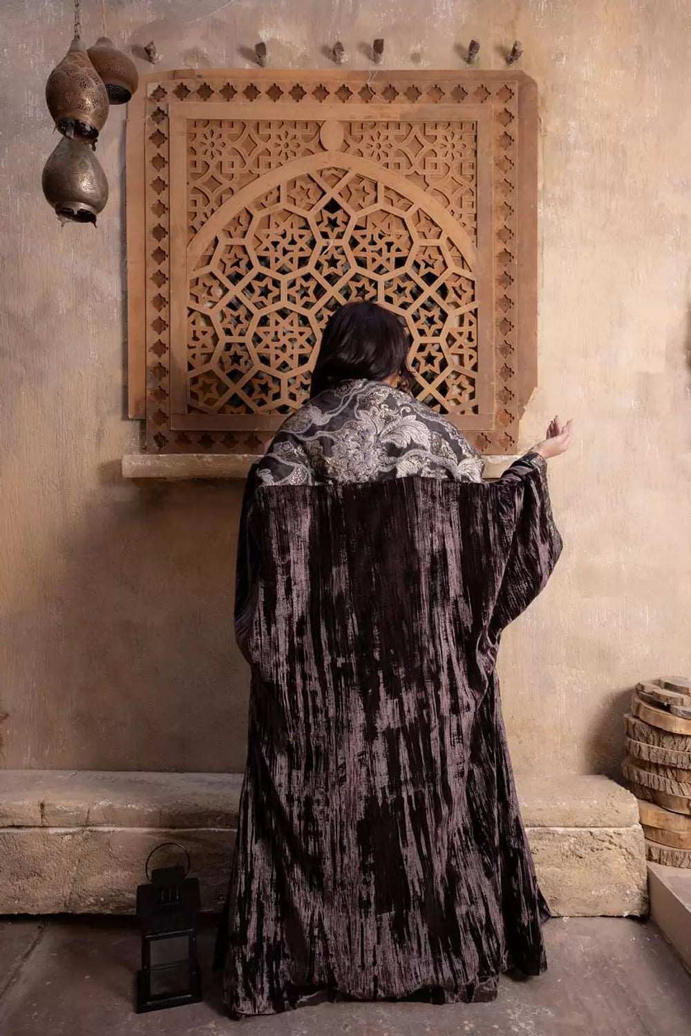Black Whisper Kaftan