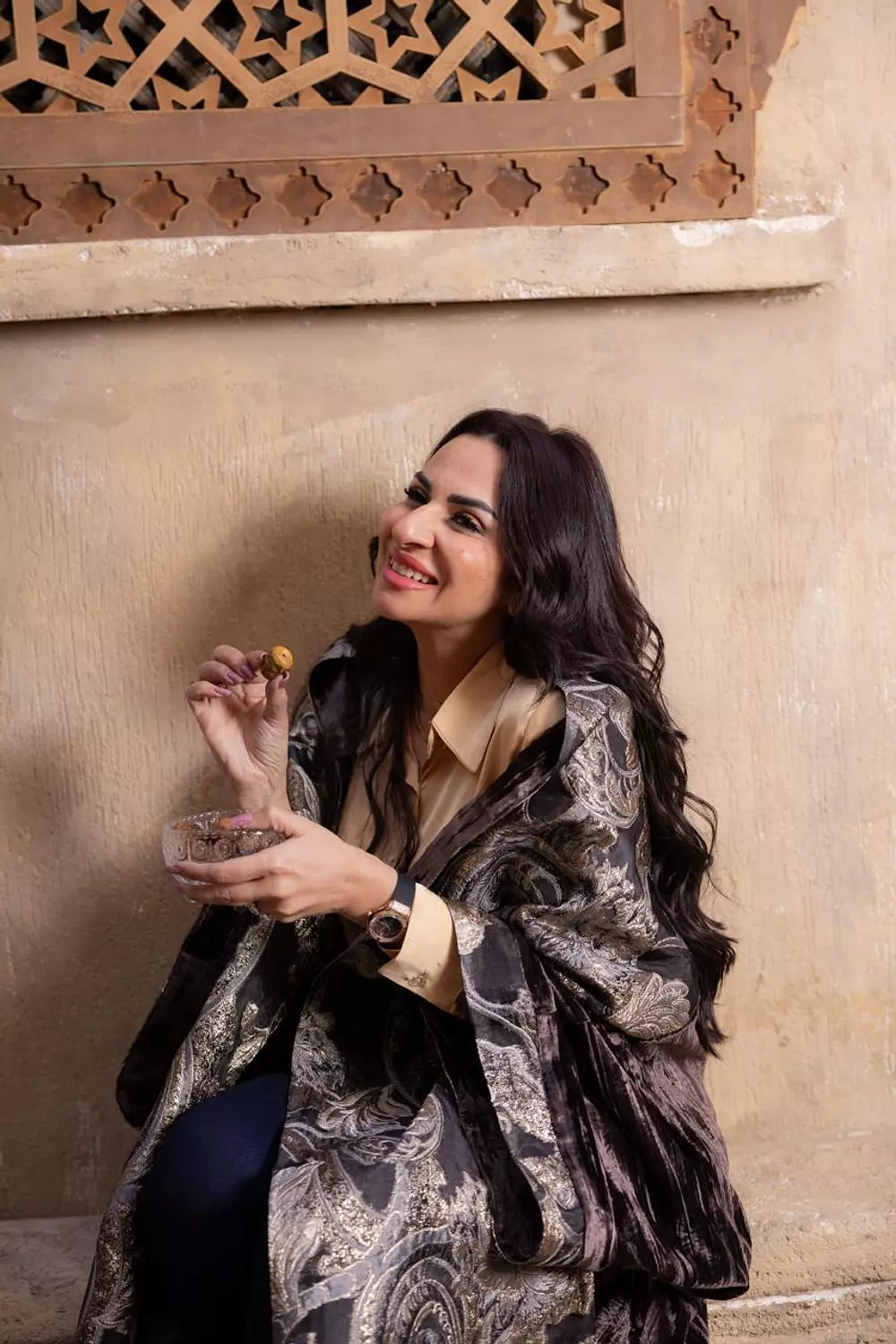 Black Whisper Kaftan