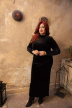 Velvet Dress in Black