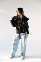 Metal Thread Jeans