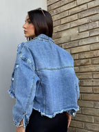 Denim Hi Low Jacket
