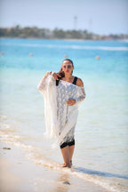 Beach White Net Wear